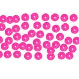 The Design Cart Pink 2 Hole Petal Plastic Sequins, 500 Grams, 8x14 cm Sequins for Embroidery Work, Jewellery Making, Designing,
