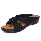 Ortho Joy Fancy Doctor Slippers | Soft Sandal For Women | Comfortable Footwear For Women,Black,3,B09VLDVBQ5