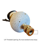 3.7"H Silver and Gold Christmas Snowman Polished Brass Base Lamp Finial