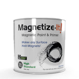 MagnetizeIt! Magnetic Paint and Primer High Standard Yield Black 8 oz, (MIHYD2186)