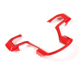 Voodonala Red Steering Wheel Cover Trim for 2015 2016 2017 Ford F150 F250 F350 Super Duty