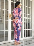 Greciilooks Rayon Printed Classic Women Co-Ord Set (Gl-W2164&Tr1130_Pink Pink Xl