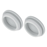 MECCANIXITY 2pcs Silicone Snap in Locking Hole Plugs,29mm/1.1 Inch Mounting Diameter Narrow Groove Width 2.5mm Panel Seal Cover 