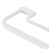 Mayrhyme Double Curtain Rods, Wrap Around Curtain Rod for Windows, Internal Splicing 1 Front and 5/8 Back Adjustable Curtain Rod with Aluminum Finials and Brackets (Matte White, 28-150)