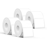 SUPVAN T50M Series Label Maker Tape, 4 Rolls 1.571.18 (40mm30mm) 250 Labels/Roll Genuine Laminated Thermal Label Tap
