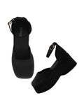Shoetopia Stylish Black Chic Pumps For Girls-Eu39,Bronze,6,B0D5HDZV8Z
