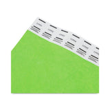 Crowd Management Wristband, Sequential Numbers, 9 3/4 X 3/4, Neon Green, 500/Pk