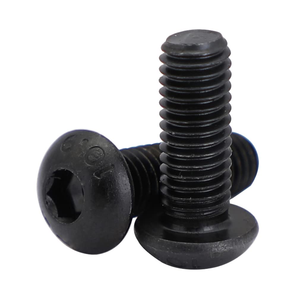 14-20 x 1 Button Head Socket cap Screws, Allen Socket Drive, Black Oxide, class 109 grade 109 Alloy Steel, Fully Threaded, 25 Pc