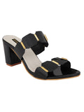 Shoetopia Womens/Girls Black Solid Heels-Eu39,Black,6,B09NC1J92C