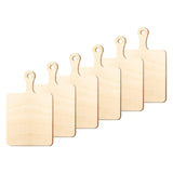 ZOOMELLA 6Pcs Mini Wooden Cutting Board Small Kitchen Serving Boards for Home Kitchen 23X14CmCrafts|MultiPurpose Craft Supplies