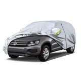 Koukou SUV Car Cover Custom Fit VW Tiguan from 2007 to 2020, Waterproof All Weather for Automobiles, Sun Rain Dust Snow Protecti