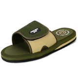 Ortho Joy Extra Soft Doctor Ortho Slippers/Comfortable Slippers For Men || Regular Wear Slippers For Men,Green-Cream,8,B0BJ2K9RQH