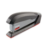 Staples One-Touch Desktop Stapler, Full-Strip Capacity, Gray/Black