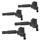 TRQ Ignition Coil Set Compatible with 2012-2015 Mercedes-Benz C250 SLK250