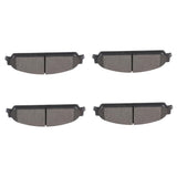 SCITOO Disc Brake Pads Kits D1070-7975 Semi Metallic Front Brake Pads Set Fit For Ford For Five Hundred 2005-2007,For Ford For F