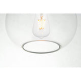 Living District Destry 1-Light Mid-Century Metal Pendant - Brass Finish