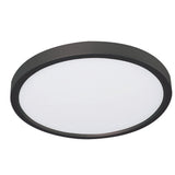 Edge 8 Round LED Flush Mount - Black