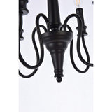 Living District Indoor Modern Home Decorative Bright Ceiling Flynx 4 Lights Pendant In Black