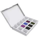 Daniel Smith Hand Poured Watercolor, Half Pans, Colors of Inspiration Set with 6 Watercolor Half Pans, 9 Empty Half Pans, 1 Plas
