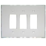 GlassAlike Triple Decora Acrylic Mirror Switch Plate