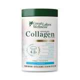 Great Lakes Wellness Keto Boost Advanced Collagen Peptides Powder with 4.2g MCTs - Vanilla Flavored - Nutritiously-Rich Non-Dair