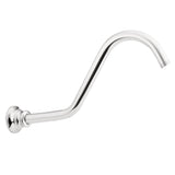Moen Waterhill Chrome 14Inch Replacement Extension Curved Shower Arm, S113