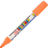 Zig Posterman Medium FL. ORANGE 2mm Glass Plastic Metal Wood Stone And Much More Effective On Surfaces Like Permanent Marker Let