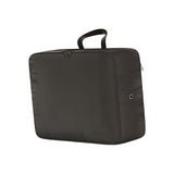 Trendivibe Compression Packing Cube Packing Organizer Smooth Two Way Zipper Collapsible Black 40X30X18Cm