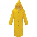 Boss Yellow Pvc-Coated Rayon Rain Jacket L