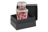 Bold & Divine Cremation Urns For Human Ashes - Decorative Urns Urns For Human Ashes Female & Male Urns For Ashes Adult Female Funeral Urns - Pink Rose 1 Small Keepsake -Like New