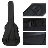 36 Inch Acoustic Guitar Gig Bag Waterproof Dual Adjustable Shoulder Strap 5mm Padding Backpack with Accessories -For 36 Acoust