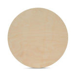 Wood Circles 14 inch 1/2 inch Thick, Unfinished Birch Plaques, Pack of 5 Wooden Circles for Crafts and Blank Sign Rounds, by Woo