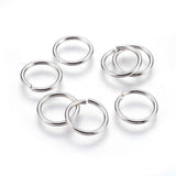 HDSupplies 100 Pieces - 304 Stainless Steel Jump Rings - 13mm - 16 Gauge (1.3mm Thickness)
