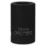 Performance Tool M824 1/2 Drive 6-Point Impact Socket, 14mm