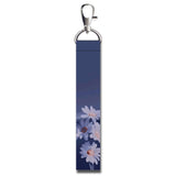 Isee 360 White Lilly Lanyard Bag Tag With Swivel Lobster For Gift Luggage Bags Backpack Travelers Students Worker L X H 5 X 0.8 