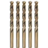 Metric Cobalt Drill Bits 11mm 5PCS, M35 high Speed Steel, high Hardness Straight Shank Drill, Mechanical or Hand Drill for Drill
