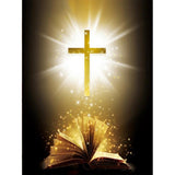 JFYHAB 5D DIY Christmas Diamond Painting Kits for Adults, Cross Full Drill Diamond Arts Rhinestone Pasted, DIY Painting Diamond 