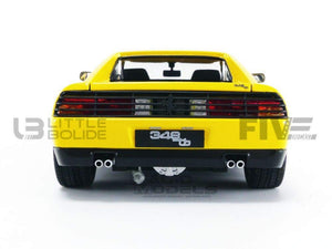 Hot Wheels Wholesale 1989 Ferrari 348 Tb Yellow Elite Edition 1/18 Diecast Car Model By Hotwheels