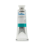 Lukas Berlin Pro Artists Water Mixable Oil Paint 37 ml Tube Turquoise, Water Soluble, Lightfast Pigments, Quick Drying, Easy Cle