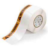 Brady THTEL254831WA 6 Width x 4 Height, B483 Polyester, Red with Black on White Warning Arc Flash Label (1000 per Roll)