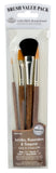 Royal Brush Langnickel Gold Taklon Brush Set Value Pack, Mop