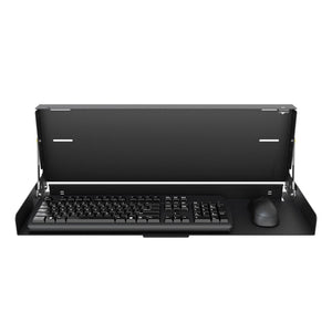 RackSolutions Folding Wall Mount for Full Size Keyboard - Space Saving Design to Maximize Workspace Efficiency