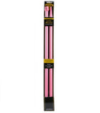 Lion Brand Yarn 40051504 Single Point Knitting Needles, 14Inch, Size 15, 10mm, Pink