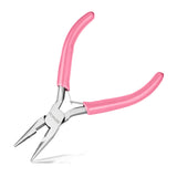 LEONTOOL 5-Inch Long Nose Pliers with Wire Cutter, Ideal for Jewelry Making, Electrical Work, and More. Durable Carbon Steel Con