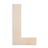 MGTECH 17 Inch Large Wooden Letter L, 1/4 in Thick Big Wood Letter for Crafts and Wall Decor