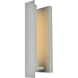 Elegant Lighting Living District Raine 1-Light Modern Aluminum Led Wall Sconce In Silver