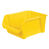 Stanley Stst55400 Stackable Polypropylene Storage Bin, Yellow, 4