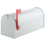 Metal Mailboxes for Outside Post Mount, RAINHOL Residential Mailbox, Galvanized Steel Heavy Duty Outdoor Mail Box, Standard Comp