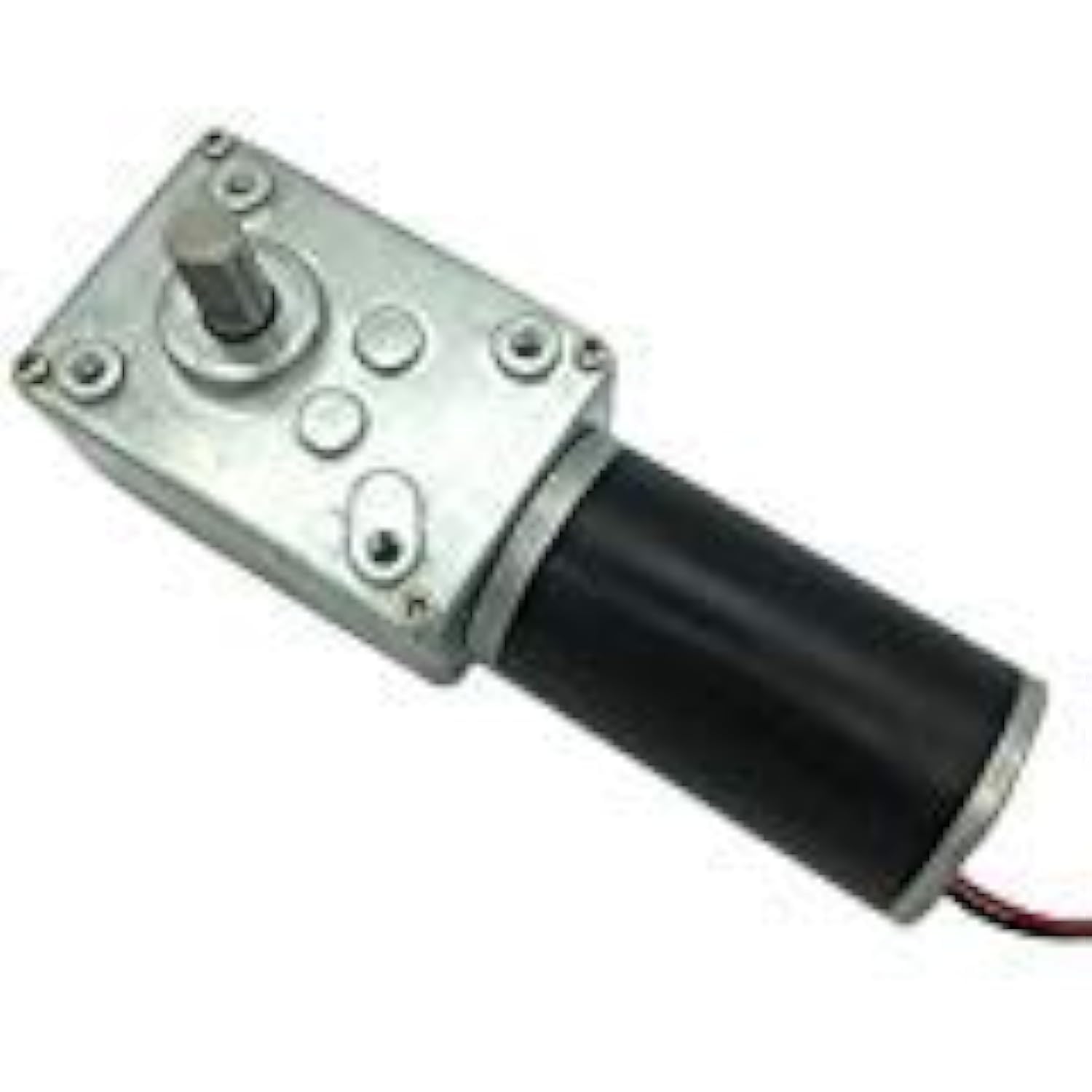 Bringsmart 12V 16Rpm Dc Worm Gear Motor 70Kg.Cm High Torque Turbine Electric Gearbox Motor Self-Locking Reversed Mini Engine Gea