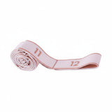 TRENDYNEST Segmented Resistance Loop Band SoftFeel Flat Resistance Band Woven Training Loop Strap Even Edges, Pink, 10Level